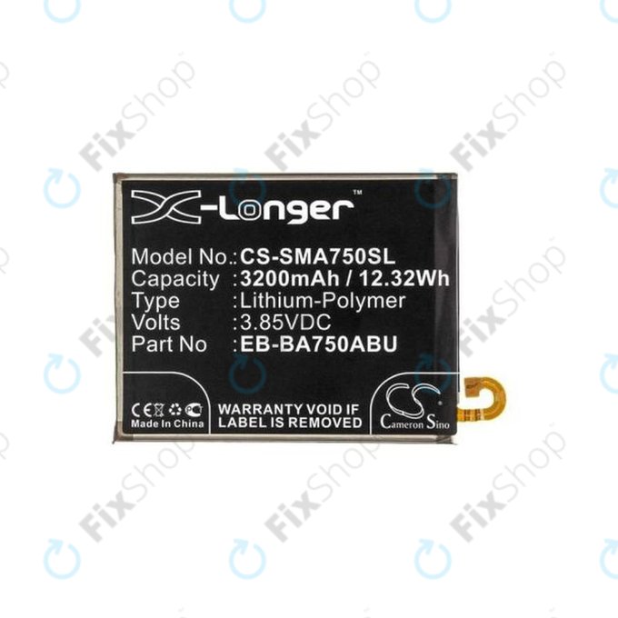 Samsung Galaxy A10 A105F, A7 A750F (2018) - Akku Batterie EB-BA750ABE 3200mAh HQ