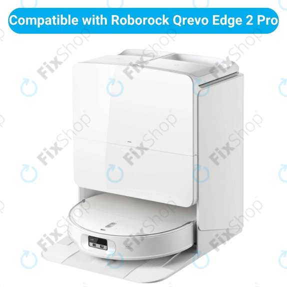 Ersatzteilset für Roborock Qrevo Edge 2 Pro (1x Hauptbürste, 2x Filter, 2x Seitenbürste, 4x Wischtuch, 2x Staubbeutel)
