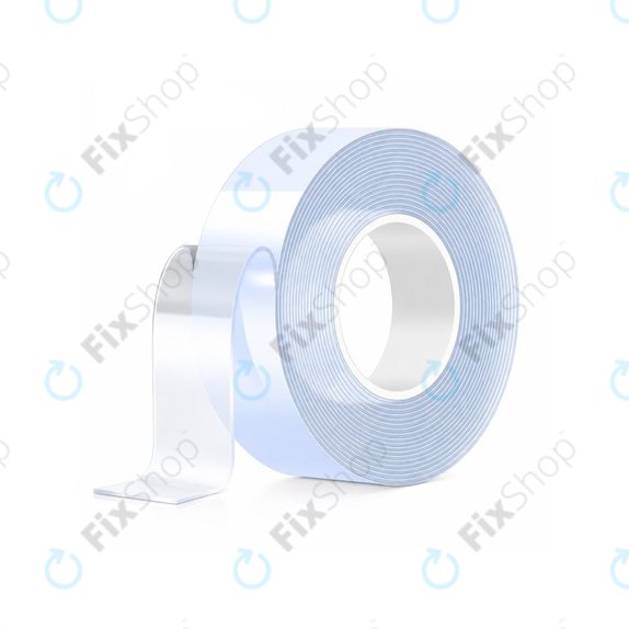 Doppelseitiges wasserfestes Klebeband, 20mm x 5m x 2mm, transparent