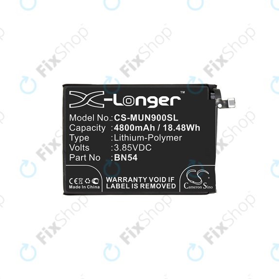 Xiaomi Redmi 9, 9A, Note 9 - Akku Batterie BN54 4800mAh HQ