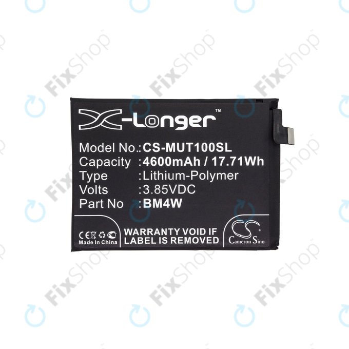 Xiaomi Mi 10T Lite 5G, Redmi Note 9 Pro 5G - Akku Batterie BM4W 4600mAh HQ