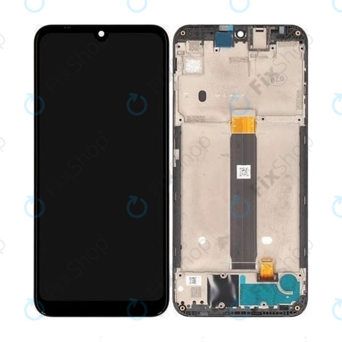 Motorola Moto E6 Plus XT2025 - LCD Display + Touchscreen Front Glas + Rahmen - 5D68C14961 Genuine Service Pack