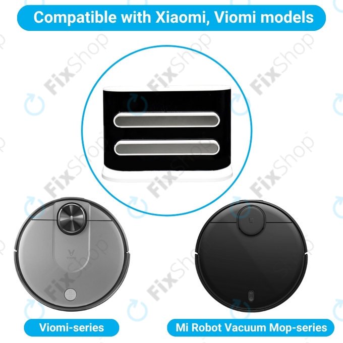 Xiaomi Viomi V2, V2 Pro, V3, SE, Mi Robot Vacuum Mop-series - Ladestation (Weiß)