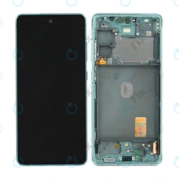 Samsung Galaxy S20 FE G780F - LCD Display + Touchscreen Front Glas + Rahmen (Cloud Mint) - GH82-24220D, GH82-31328D, GH82-31329D, GH82-24219D Genuine Service Pack