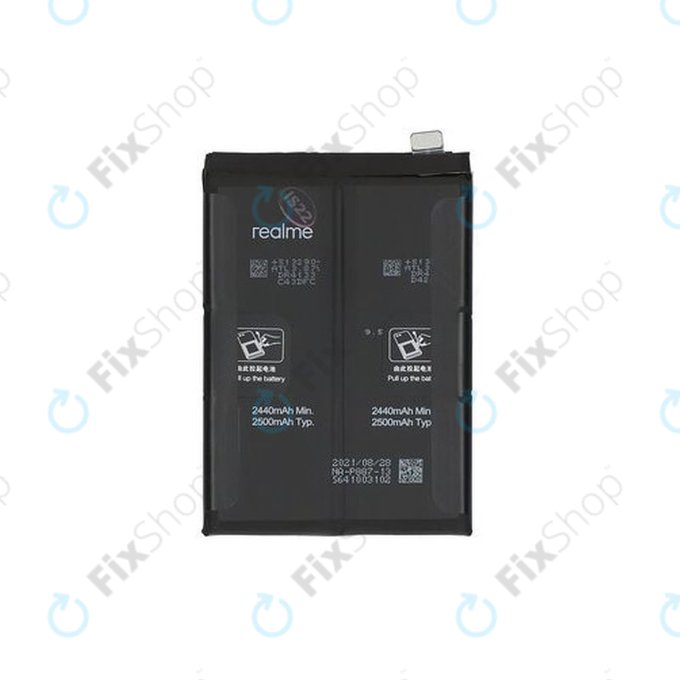 Realme GT 2 Pro 5G RMX3301 RMX3300, GT Neo 2 5G RMX3370 - Akku Batterie BLP887 5000mAh - 4908703 Genuine Service Pack