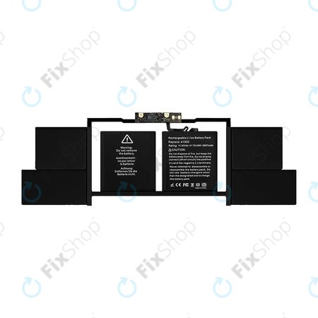 Apple MacBook Pro 15" A1707 (Late 2016 - Mid 2017) - Akku Batterie A1820 6680mAh FixPremium