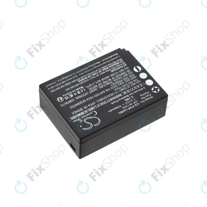 Batterie für Fujifilm Finepix Hs30, X-T30, 1230mAh, Li-Ion, 7.4V, NP-W126S, HQ