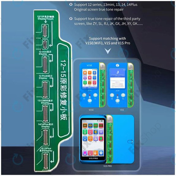JC V1S, V1SE - LCD Board für iPhone 12-series, 13, 14, 14 Plus,15-series (Latest Version 2023)