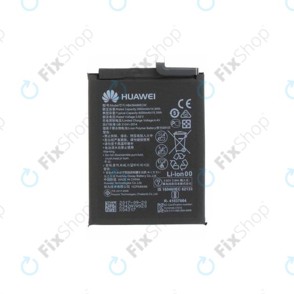 Huawei Mate 10 Pro BLA-L29, P20 Pro, Mate 10, View 20, Mate 20, Honor 20 Pro - Akku Batterie HB436486ECW 4000mAh - 24022342, 24022827 Genuine Service Pack