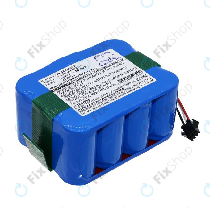 Akku batterie für Sencor SVC9031BK, Bobsweep, Carneo, Samba, Vileda, Wisdom, 3000mAh, Ni-MH, 14.4V, YX-NI-022144-COR, HQ