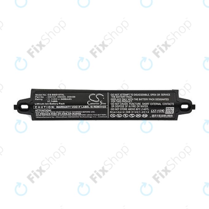 Bose SoundLink, SoundLink 2, SoundLink 3, SoundTouch 20 - Akku Batterie 330107 Li-Ion 3400mAh HQ