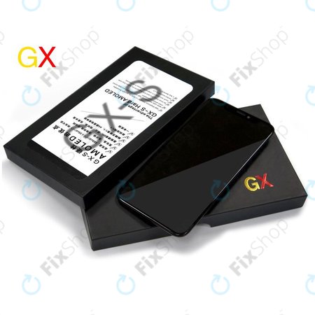 Apple iPhone XS Max - LCD Display + Touchscreen Front Glas + Rahmen Hard OLED FixPremium