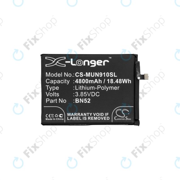 Xiaomi Redmi Note 9 Pro - Akku Batterie BN52 4800mAh HQ