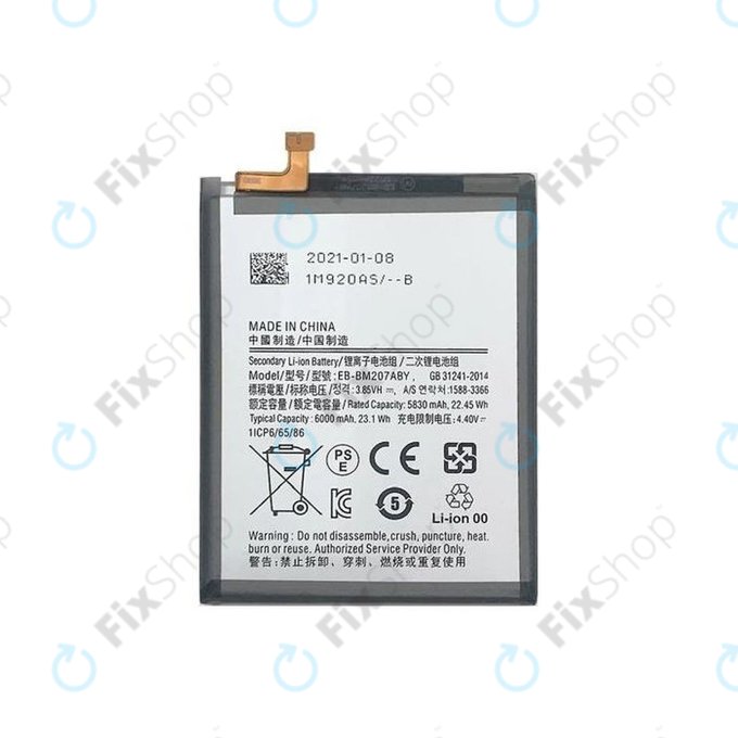 Samsung Galaxy M21 M215F, M30s M307F - Akku Batterie EB-BM207ABY 6000mAh