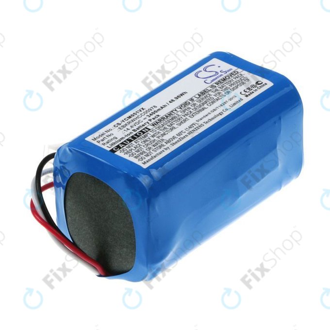 Akku batterie für iClebo ARTE YCR-M05, 3400mAh, Li-Ion, 14.4V, EBKRBKDL001039, HQ