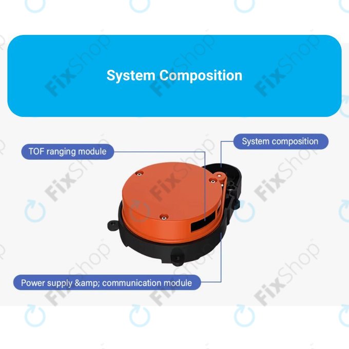 Xiaomi Roborock S4 Max, S5, S5 Max, S6, S6 MaxV, S6 Pure, S7, Mijia 1S - Laser-Distanzsensor