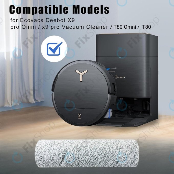 Ecovacs Deebot X9 Pro Omni, X9 Pro, X8 Pro Omni, X8 Omni, T80 Omni, T80 - Wischwalze