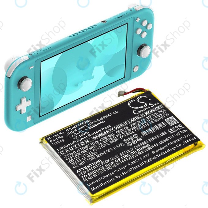Nintendo Switch Lite - Akku Batterie HDH-003 3200mAh HQ