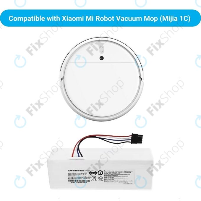 Xiaomi Mi Robot Vacuum Mop (Mijia 1C) - Akku Batterie STYTJ01ZHM Li-Ion 14.4V 2600mAh