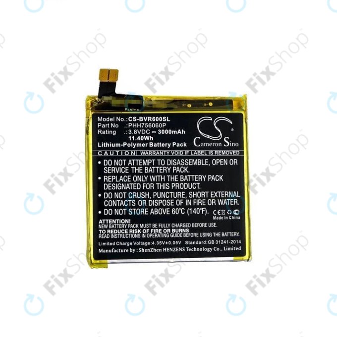 iGet Blackview BV6000 - Akku Batterie PHH756060P 3000mAh HQ