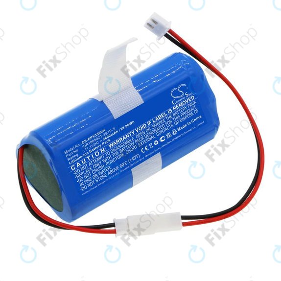 Akku batterie für Electropan Ilife V3S, 2600mAh, Li-Ion, 11.1V, UR18650ZT-3S1P-S, HQ