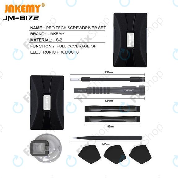 Jakemy JM-8172 - Professioneller Multifunktions-Reparatur-Werkzeugsatz 73in1