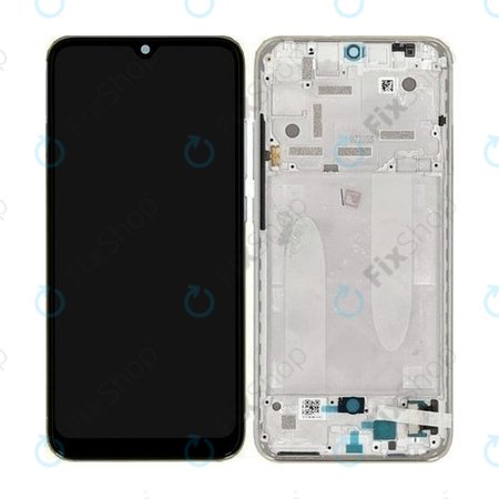 Xiaomi Mi A3 - LCD Display + Touchscreen Front Glas + Rahmen (More than White) TFT