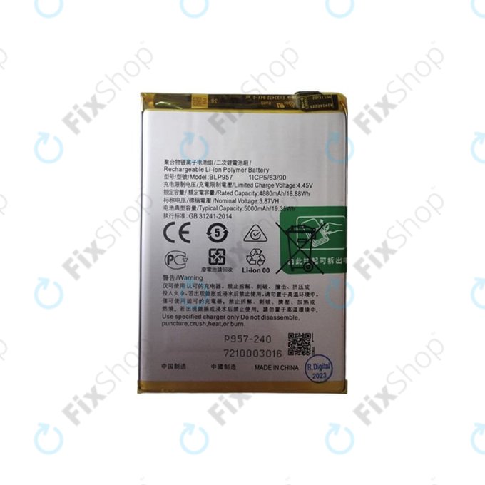 Realme 10 4G - Akku Batterie BLP957 5000mAh