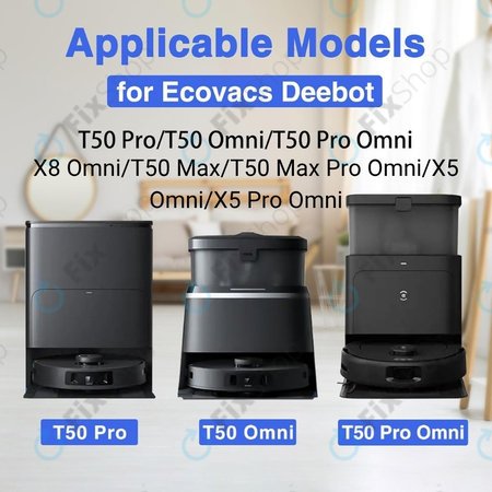 Ecovacs Deebot T50 Omni, T50 Pro Omni, X8 Omni, T50 Max, T50 Max Pro Omni, X5 Omni, X5 Pro Omni - Seitenbürste