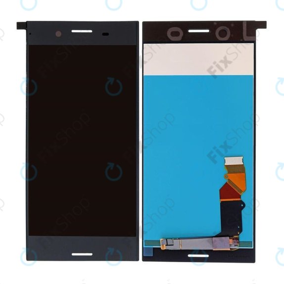 Sony Xperia XZ Premium Dual G8142 - LCD Display + Touchscreen Front Glas (Deepsea Black) TFT