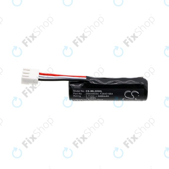 Batterie für Ingenico IWL220, 255, 258, 280, Ingenico MOVE 2500, 3000, 3500, 3400mAh, Li-Ion, 3.7V, 295006044, HQ