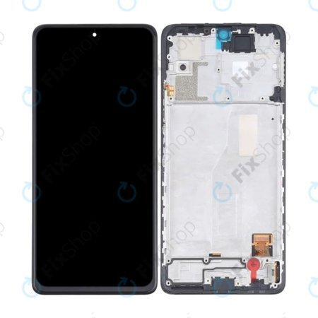 Xiaomi Redmi Note 10 Pro - LCD Display + Touchscreen Front Glas + Rahmen (Black) OLED