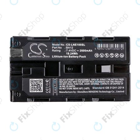 Akku batterie für Line 6 James Tyler Variax, Line 6 JTV Guitar, 2600mAh, Li-Ion, 7.4V, BA12, HQ