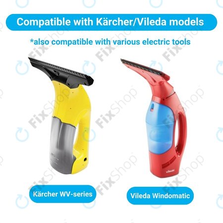 Karcher WV1, WV2, WV2 Plus, WV2 Premium, WV50 Plus, WV70 Plus - Akku Batterie INR18650 Li-Lon 3.7V 2900mAh HQ