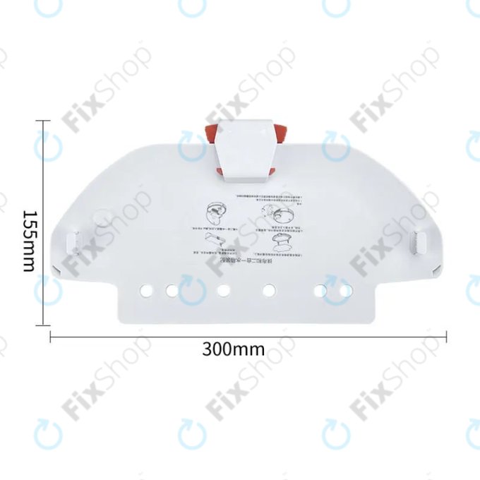 Xiaomi Mi Robot Vacuum Mop Pro (P), 2S, Viomi V2 Pro, V3, SE - Bodenabdeckung (Weiß)
