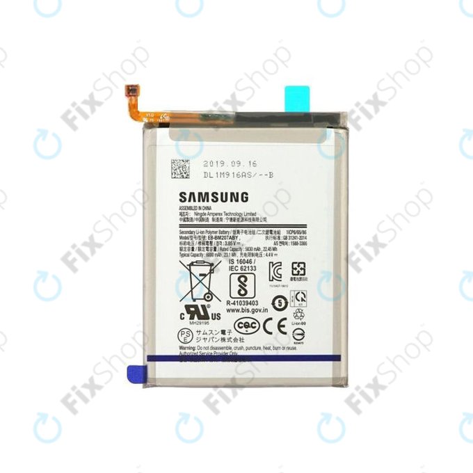 Samsung Galaxy M21 M215F, M30s M307F - Akku Batterie EB-BM207ABY 6000mAh - GH82-21263A Genuine Service Pack