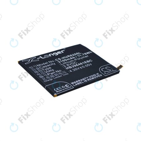 Batterie für Huawei Ascend Y6 2, Honor 5a, Huawei G7 Plus, 3100mAh, Li-Pol, 3.8V, HB396481EBC, HQ