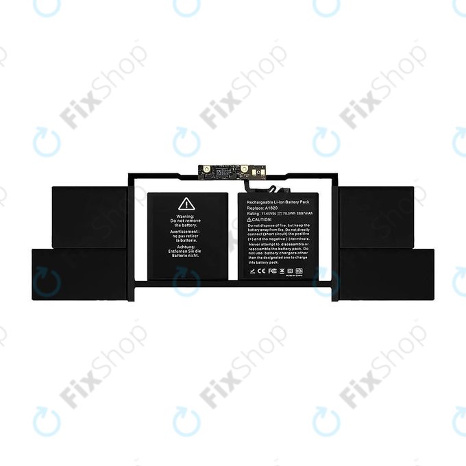 Apple MacBook Pro 15" A1707 (Late 2016 - Mid 2017) - Akku Batterie A1820 6667mAh