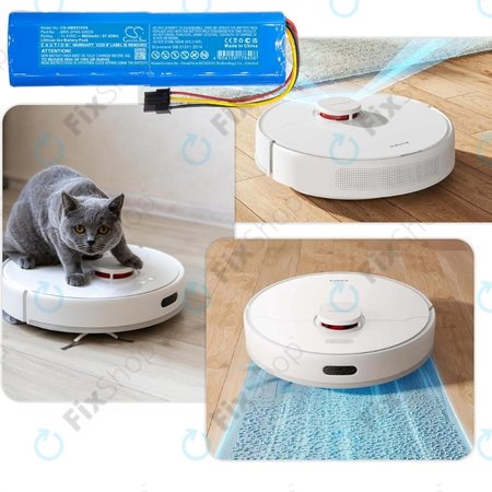Xiaomi Mi Robot Vacuum Mop-series, Dream-series, Roborock-series - Akku Batterie BRR-2P4S-6800 Li-Ion 14.4V 6800mAh HQ