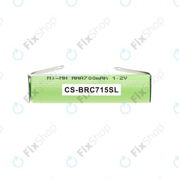 Akku batterie für Philips Norelco QC5055, Braun FreeControl 1715, 700mAh, Ni-MH, 1.2V, 4HGAE-LFU, HQ