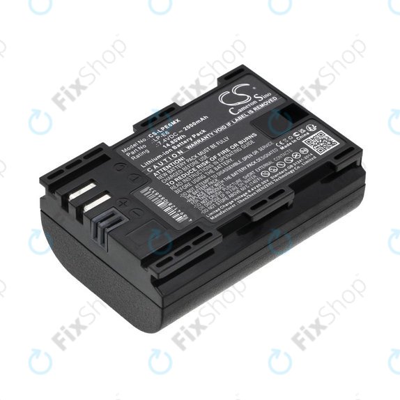 Akku batterie für Canon EOS 5D Mark II, EOS 7D, EOS 70D, 2000mAh, Li-Ion, 7.4V, LP-E6, HQ
