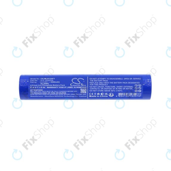 Akku batterie für Maglite ML125, ML150LR, ML150LRX, 3200mAh, LiFePO4, 6.4V, ILIF-3006526, HQ