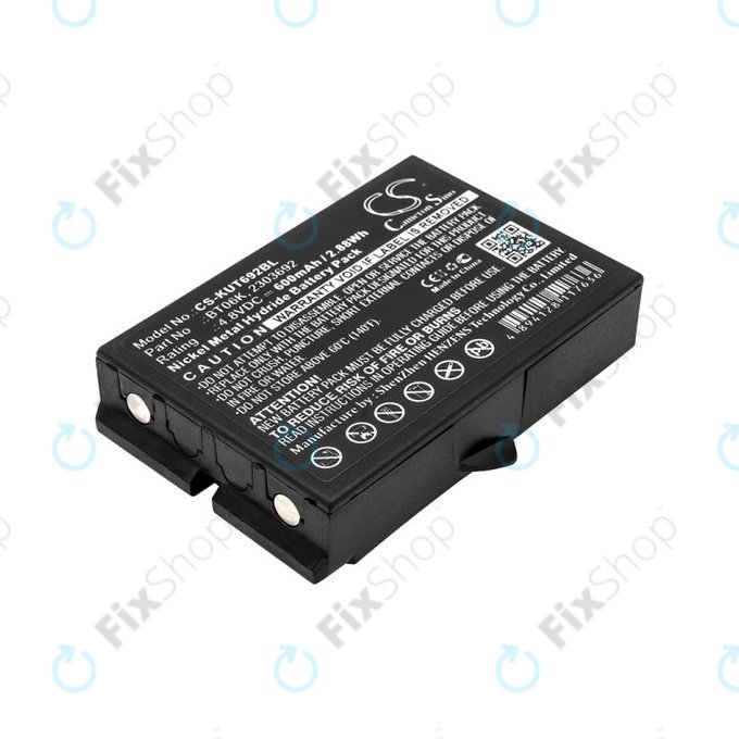 Akku batterie für Ikusi T70, TM70, 600mAh, Ni-MH, 4.8V, BT06K, HQ
