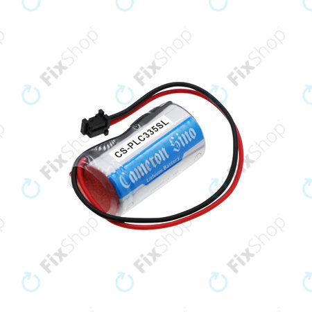 Batterie für Mitsubishi CR17335SE-R, Sanyo GT15-BAT, 1800mAh, Li-MnO2, 3V, Q6BAT, HQ