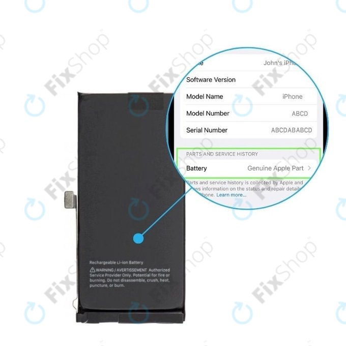 Akku für iPhone 15 Plus | 661-37207 | 4383mAh | Genuine Apple