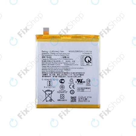 Asus Zenfone 5 ZE620KL, 5z ZS620KL - Akku Batterie C11P1708 3300mAh