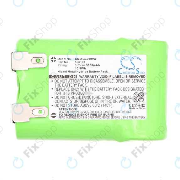 AEG Electrolux Junior 3000 - Akku Batterie 520104 Ni-MH 3.6V 3000mAh HQ