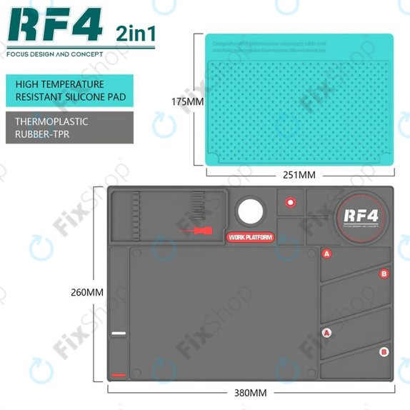 Refox RF4 Work Platform - ESD Antistatische Lötmatte