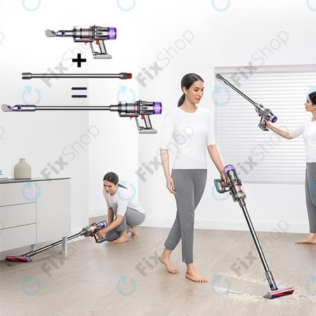 Dyson V12 - Absaugstab (Silber)