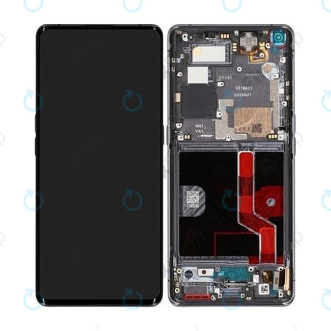 Oppo Find X2 Pro - LCD Display + Touch Screen + Frame (Lamborgini Edition) - 4903836 Genuine Service Pack